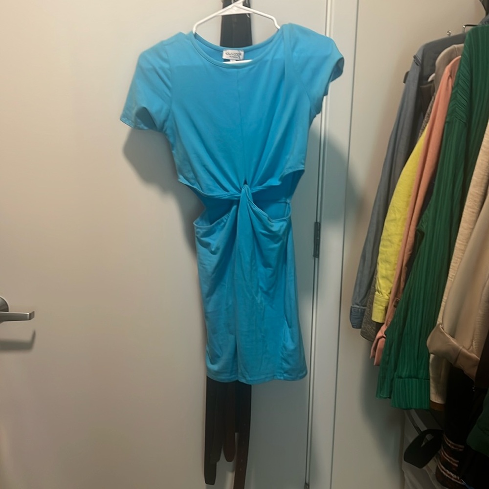 Blue dress